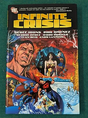 Buy Infinite Crisis Hardcover Geoff Johns - First Printing - Dust Jacket Included • 15.74£