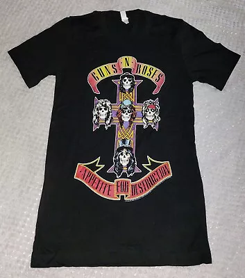 Buy Guns And Roses Appetite For Destruction T Shirt Skinny Fit XS New • 9£
