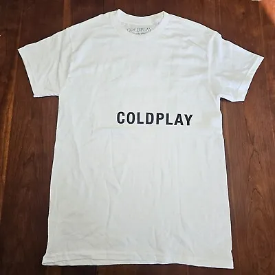 Buy COLDPLAY 2022 WORLD TOUR T Shirt Small MUSIC OF THE SPHERES Tee Band Concert • 17£