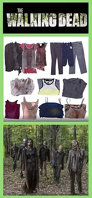 Buy AMC The Walking Dead 15 Piece Walker Clothing Lot W/Prop Store COA • 1,416.11£