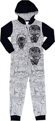 Buy Boys Star Wars Storm Trooper 1onesie All In One Pyjamas,sleepsuit.4-14yrs • 11.49£