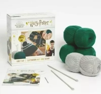 Buy Harry Potter Original Knit Kit: Hat & Scarf - Knit A Slytherin House Pottermore • 12.99£