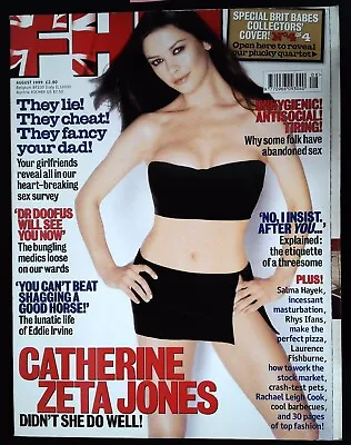 Buy FHM Magazine August 1999 Mbox2276 Catherine Zeta Jones • 6.95£