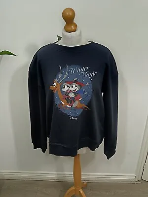 Buy H&M Mickey Mouse Christmas Winter Magic Sweater Jumper Size M NEW • 14.99£