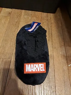 Buy Marvel Fuzzy Babba Slipper Socks Size M/L Shoe Size 13-4 • 2.35£