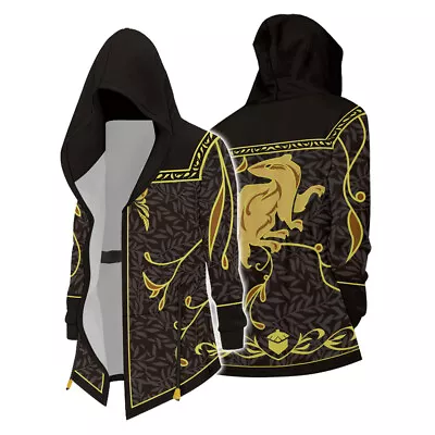 Buy Hogwarts Legacy Salazar Slytherin Zip Up Hoodie Jacket Jumper Sport Coat Sweater • 25.19£