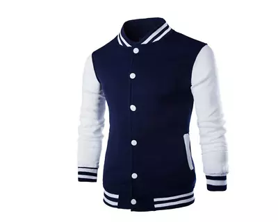 Buy Unisex Varsity Style Fashion Letterman University College Baseball Jacket S-3XL • 22.79£