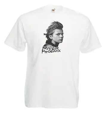 Buy Unisex White Erik Orr River Phoenix Stand By Me Song Lyrics T-Shirt • 8.46£