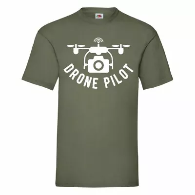 Buy Drone Pilot T Shirt-Sizes-Small-2XL • 11.49£