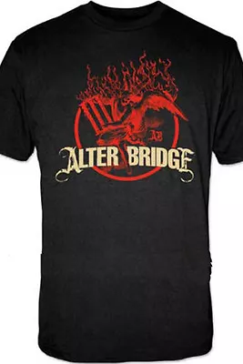 Buy ALTER BRIDGE - Flames Black:T-shirt NEW - SMALL ONLY • 25.29£