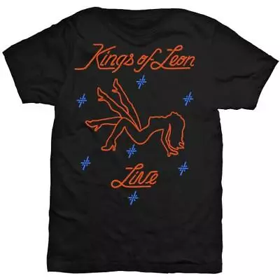 Buy Kings Of Leon Stripper Men's Official Black T-Shirt  • 15.95£