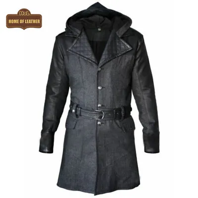 Buy Assassins Creed Odyssey Syndicate Jacob Frye Men's Jacket Leather/Wool Wear Coat • 120.10£