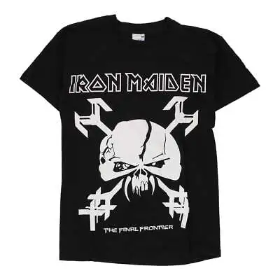 Buy Iron Maiden Screen Stars Graphic T-Shirt - Small Black Cotton • 11.60£