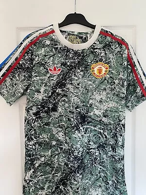 Buy Manchester United Man Utd Stone Roses T-Shirt Shirt Small Mens BNWT New • 40£