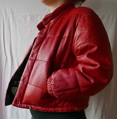 Buy Super Cool Red Leather Jacket - Designer Unknown • 45£