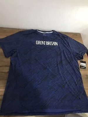Buy Nike Great Britain Pro Elite Mens Warm Up T-shirt  Size XXXL 2019 Brand New • 35£