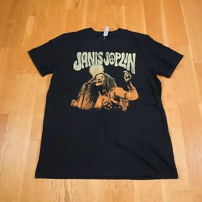 Buy Janis Joplin Graphic Print T Shirt S M Hippie Crew Neck Top Short Sleeve Y2K • 12.99£