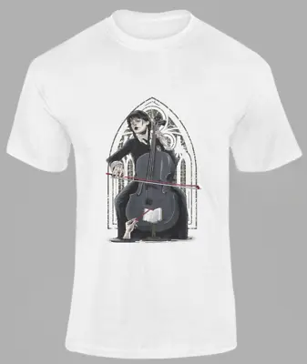 Buy The Addams Family, Wednesday Addams, Nevermore Academy, Cello , Thing T-shirt • 12£