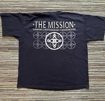 Buy The Mission  Rare Vintage Band Tour  T-Shirt XL White Print On Front, Plain Back • 40£