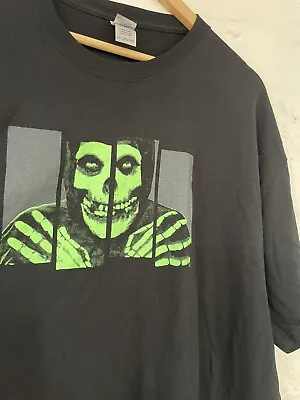 Buy Misfits Black Flag Bars T-shirt Size 2XL New Horror Punk • 7£