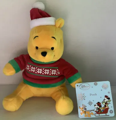 Buy Disney Store Exclusive Winnie The Pooh Christmas Jumper Plush Beanie With Tags • 15£