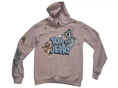 Buy Tom & Jerry Juniors Pullover Hoodie XS X-Small (1) Cartoon Womens NEW #C3 • 20.78£