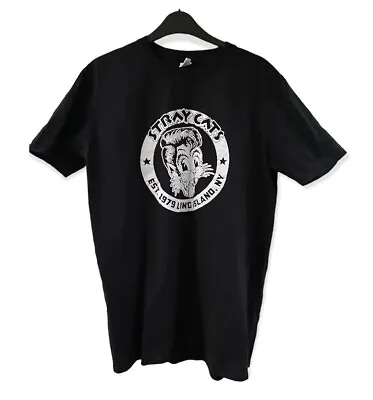 Buy Vintage Stray Cats Short Sleeved TShirt Gildan 1979 Black Large • 17.99£