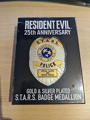 Buy Resident Evil 25th Anniversary Gold & Silver Plated S.T.A.R.S. Badge Medallion • 60£