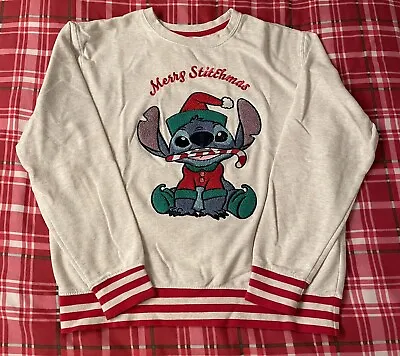 Buy Disney Stitch Christmas Jumper (M) Used  • 12£