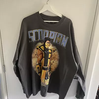 Buy Hypland Mortal Kombat Scorpion Long Sleeves T-Shirt In XXL 2XL • 9.95£