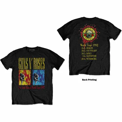 Buy Official Licensed - Guns N Roses - Use Your Illusion World Tour T Shirt Slash • 19.99£