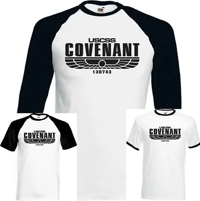 Buy Covenant T-Shirt Mens Alien Film Movie USCSS Weyland Nostromo Prometheus • 11.99£