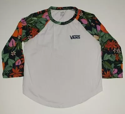 Buy Women's VANS ¾ Sleeve T Shirt Size U.K 8-10 • 4.99£
