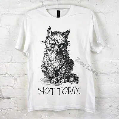 Buy Not Today Unisex Adult T-Shirt, Bad Mood Shirt • 14£