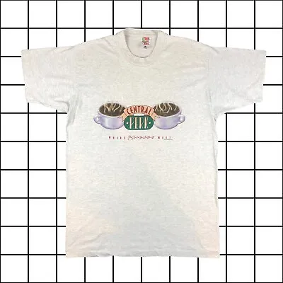 Buy Vintage 1995 Friends Central Perk Graphic Single Stitch T-shirt FOTL Tag X-Large • 72£