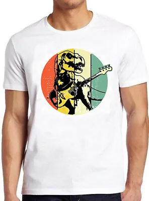 Buy Dinosaur Playing Guitar Funny Meme Gamer Cult Movie Music Gift Tee T Shirt M705  • 6.35£