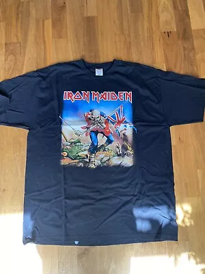 Buy Iron Maiden The Trooper T Shirt Official New Black Heavy Metal Rock Eddie M • 12.50£