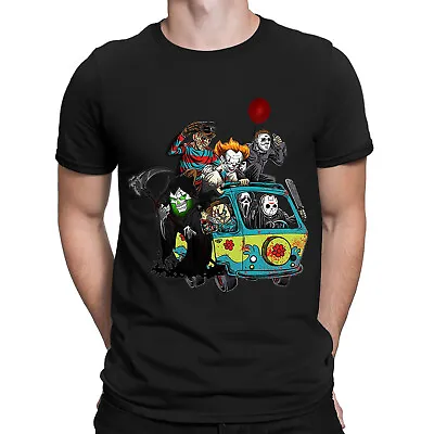 Buy Horror Movie Mystery Van Halloween Scary Novelty Mens T-Shirts Tee Top #VED#2 • 6.99£