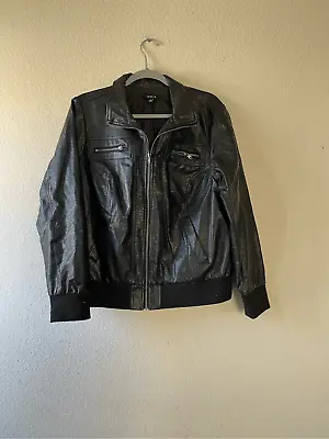 Buy Torrid Women’s Faux Leather PU Bomber Style Jacket Size Xl • 26.52£