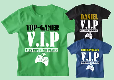 Buy Funny Personalised Gaming T Shirt Top Boys Kids Children Adult Xbox PS4 FORTNITE • 6.99£