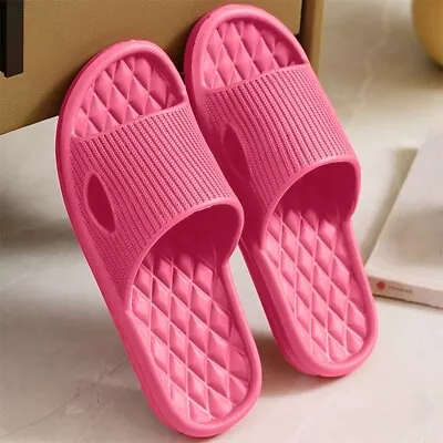 Buy Shower Bath Slippers.Women Men Non-Slip Home Bathroom Out/Indoor  Slippers Shoes • 5.65£