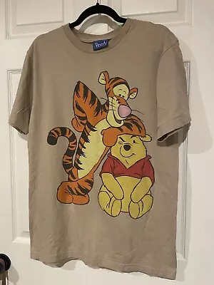 Buy Vintage Disney Winnie The Pooh Tigger Single Stich T-shirt Size L Big Face • 32.21£