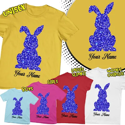 Buy Personalised Blessed Easter Cute Bunny Making Crafts Spring Family T-Shirt #ED10 • 7.59£
