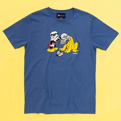 Buy Good Boy Mickey And Pluto Troopers Blue T-Shirt From Chunk : M • 29.99£