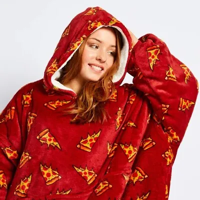 Buy Pizza Oodie - Genuine Oodie Brand - Loungewear, Hoodie Blanket! • 25£