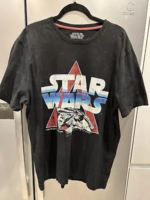 Buy Hardly Worn F&F Men’s Star Wars Millennium Falcon Cotton Tshirt Size XL • 8£