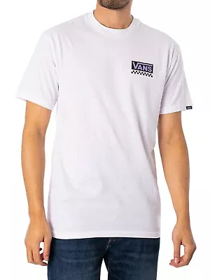 Buy VANS Back Global Stack T-Shirt Mens Size UK Medium White NEW • 17.59£