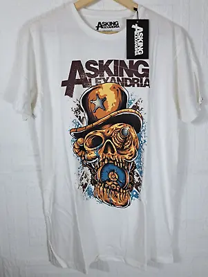 Buy Asking Alexandria Stop The Time Official Band Music T Shirt Size L • 14.99£