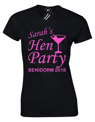 Buy Hen Party T-shirts For Ladies Hen Do Fitted Womens Tee Top Funny Joke Design D-1 • 7.99£