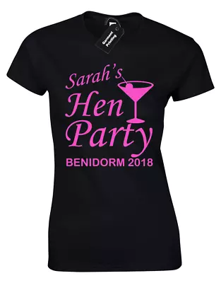 Buy Ladies Hen Party T-shirts Funny Personalised Hen Do Bride To Be Joke Tops  (d-1) • 8.99£